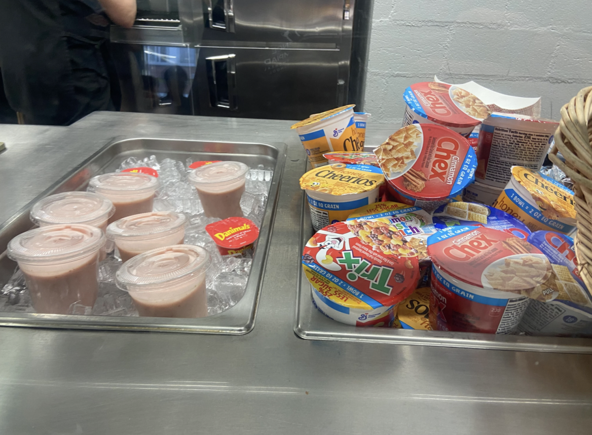 NHP's cafeteria serves a combination of prepackaged and prepared foods, including cereal, cereal bars and muffins, along with smoothies, yogurt parfaits, bagels and breakfast sandwiches.